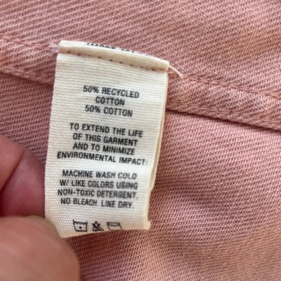 Alex Mill Blush Pink Cotton 3-Pocket Chore Jacket - Picture 4 of 6